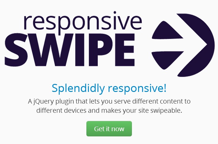 jQuery Responsive Swipe